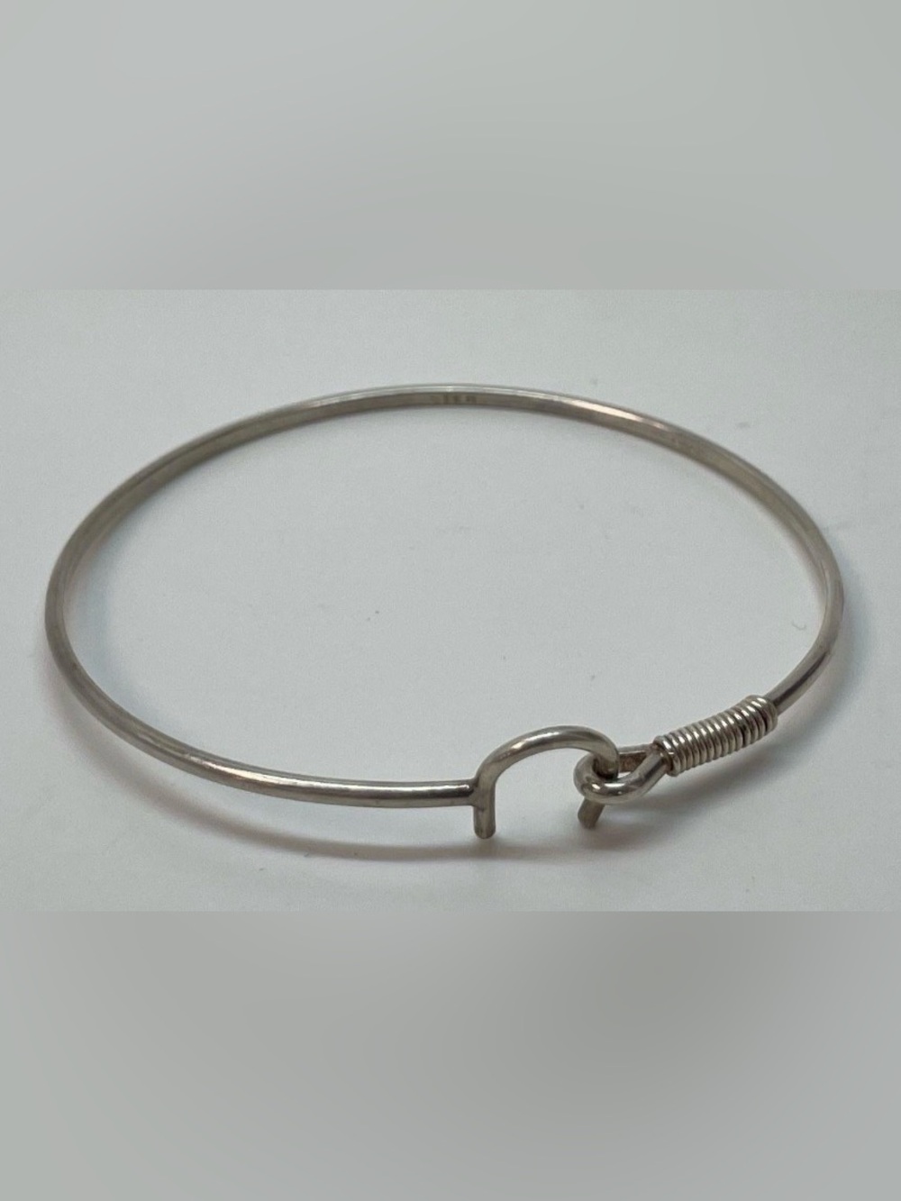 Caribbean Hook Bangle Bracelet - Sterling hook bracelet